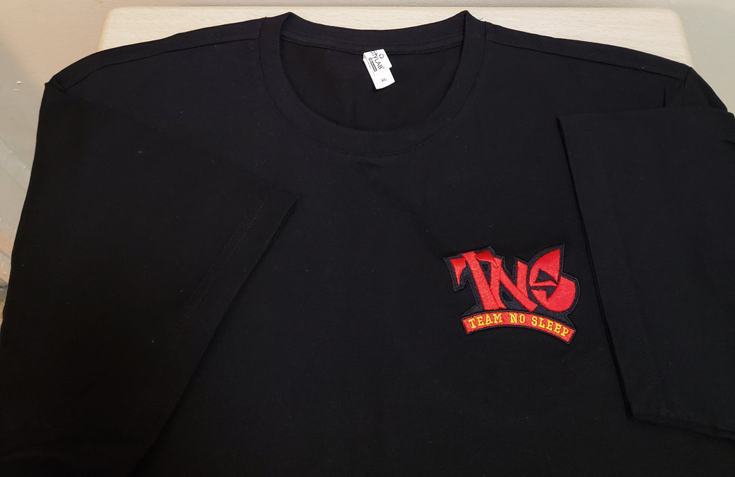 Black T-Shirt W/ Red TNS Embroidered $30 (All Sizes)