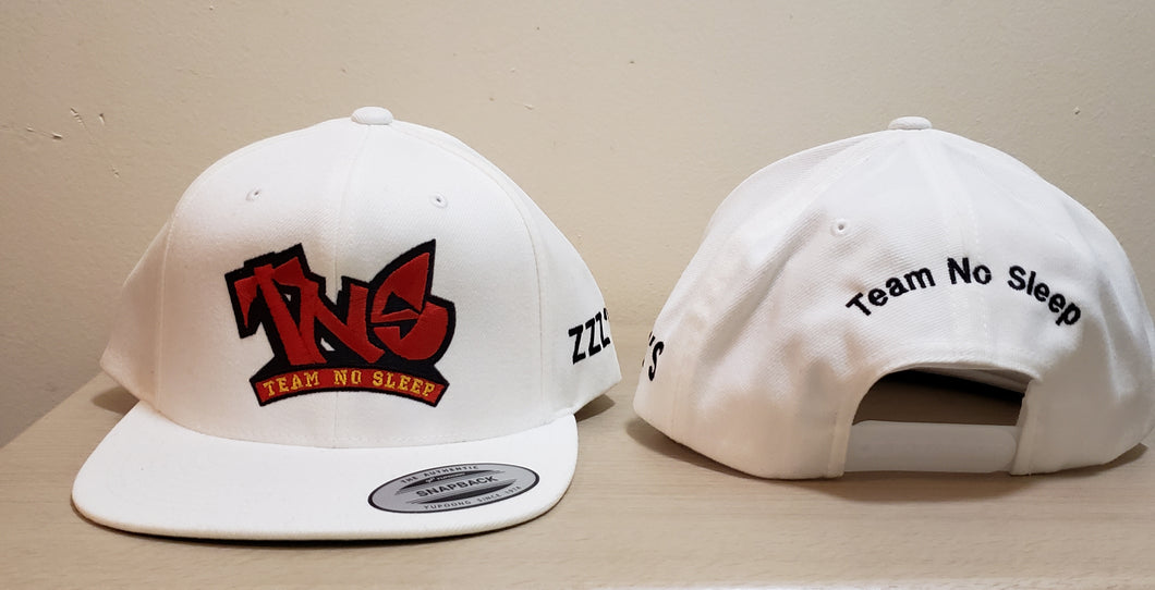 Team No Sleep White TNS  Snapback $30