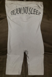 Team No Sleep White Sleeveless Outfit Without BBOY LOGO