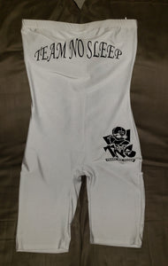 Team No Sleep White Sleeveless Jumpsuit w/BBOY LOGO