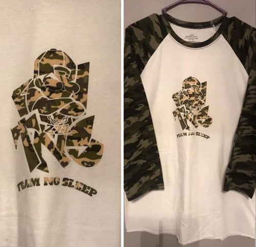 Team No Sleep Long Sleeve Camouflage Shirt $30