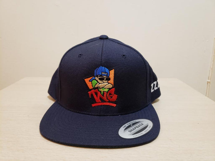 Team No Sleep™ Blue BBOY LOGO Snapback $30